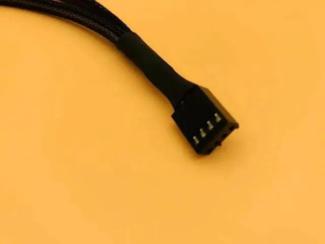 Alt view image 5 of 6 - 5PCS 30CM Computer PC Fan Cable 4Pin Female Y Splitter to Dual 3/4 Pin Male Motherboard Fan Connect Splitter Power Cable Adapter