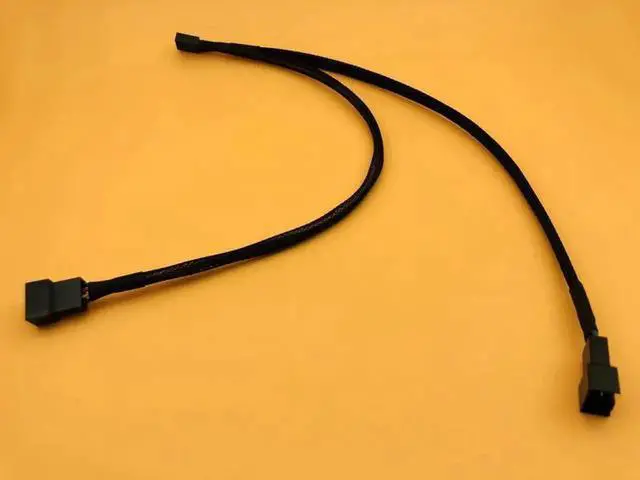 Alt view image 6 of 6 - 5PCS 30CM Computer PC Fan Cable 4Pin Female Y Splitter to Dual 3/4 Pin Male Motherboard Fan Connect Splitter Power Cable Adapter