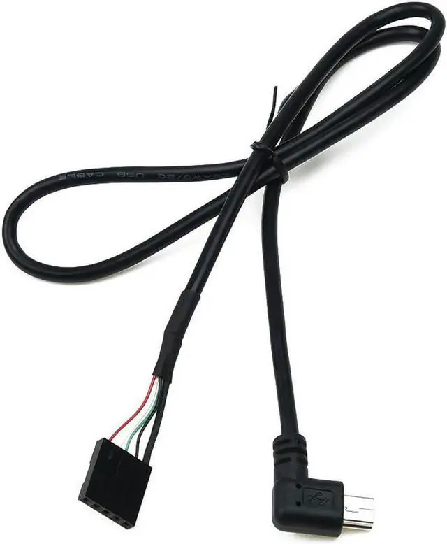 Alt view image 3 of 6 - Aomoproing 1pc USB Interface CPU Cooler Cable For C/ORSAIR Hydro Series H80i H100i H110i H115i Black Plastic Material 58cm Corsair USB