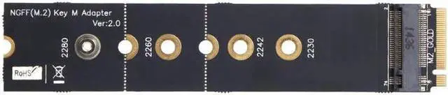 Main image of Aomoproing Flexiable PCI-e to M.2 NGFF M Key Extender Adapter PCI-E Riser Card M.2 NGFF Expansion Card Convertor with Screws