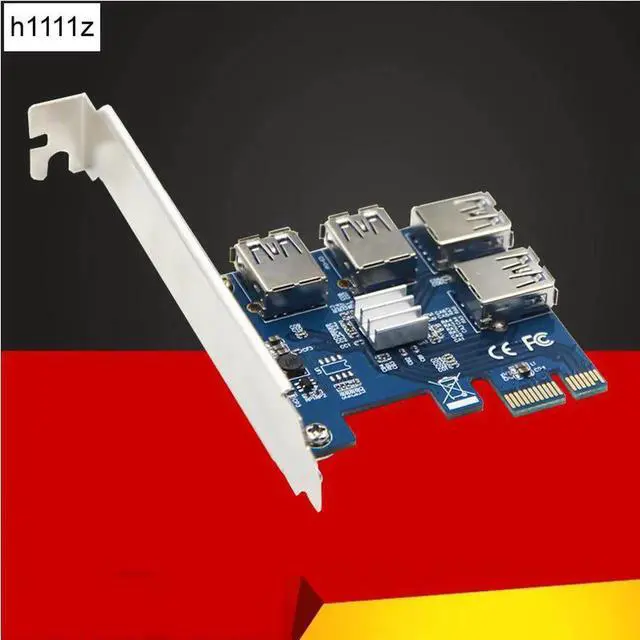 Main image of Riser Card PCI-E USB 3.0 PCIe Port Multiplier Card PCI express PCIe 1 to 4 PCI-E to PCI-E for BTC Miner Mining Machine Devices