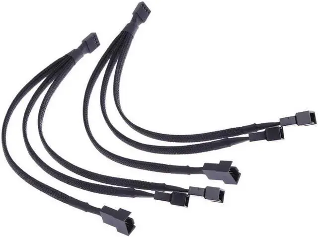 Alt view image 2 of 6 - 30 Cm Line With Shunt 4 Pin To 3 Y-shaped Shunt Cable PWM Extension Cable Fan Shunt Cable Supporting 4/3 Needle Fan