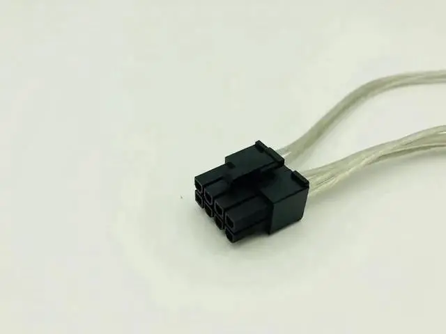Alt view image 3 of 6 - 5PCS Dual 4Pin to 8Pin (6+2) Graphic Card Power Cable 4P to 8P Graphic Card Cable 18cm Supply Dual D port to 8pin for BTC Mining