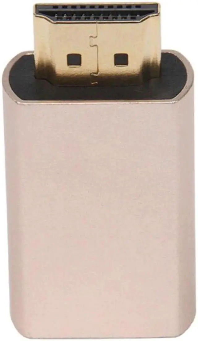 Alt view image 6 of 6 - HDMI-Compatible Lock Screen Signal Holder KVM HDMI2.0 Virtual Adapter EDID DDC Dummy Plug for Display Emulator Up to 3840X2160