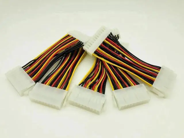 Main image of 5PCS 24P to 20P Power Cable 24 pin to 20 pin Motherboard Power Adapter Convert Cable Computer Accessories Computer Cables for PC