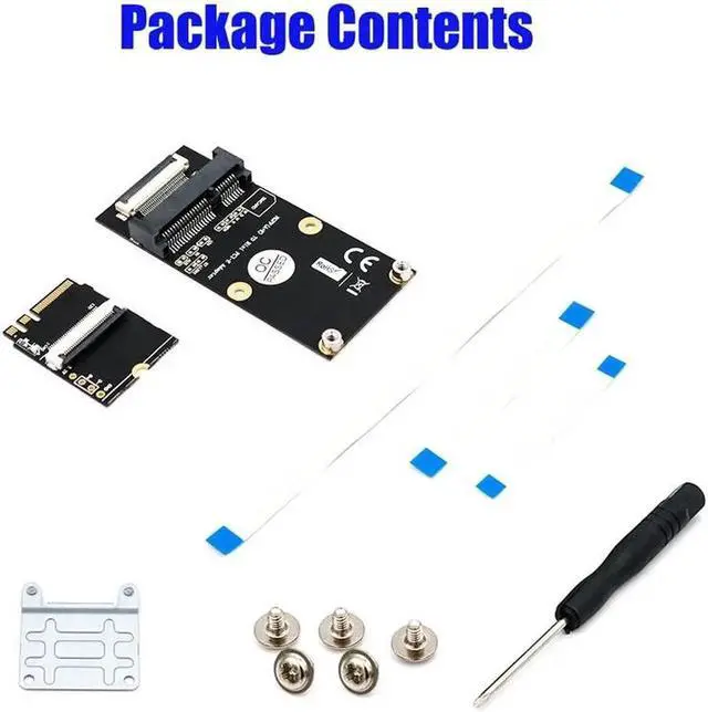 Alt view image 4 of 6 - M.2 NGFF Key A/E/A+E to Mini PCI-E Adapter FPC Cable WiFi Wireless Adpater Supports Half-size Full-size Mini PCI-E Network Card