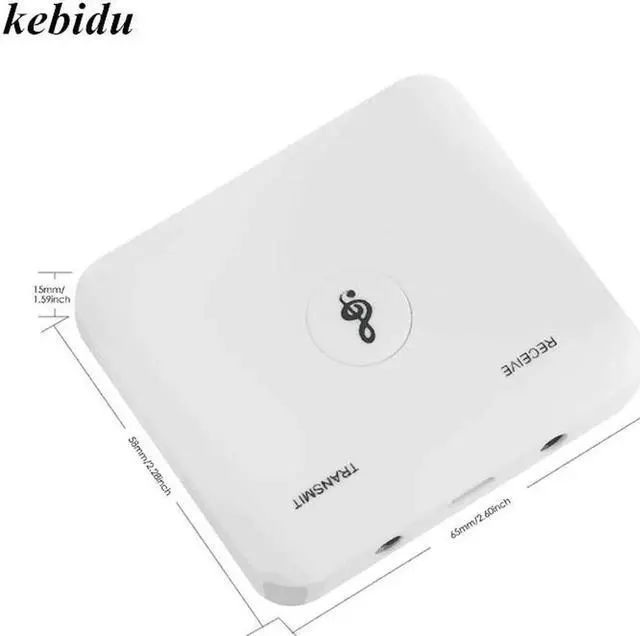 Alt view image 3 of 6 - 2 in 1 Wireless Bluetooth Transmitter Adapter Receiver Wireless Audio Adapter 3.5mm USB A2DP Home TV Stereo