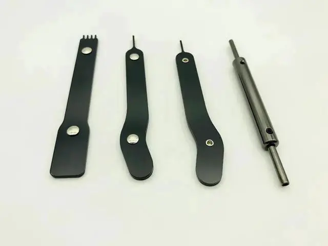 Alt view image 5 of 6 - Power Cable Connector Pin Removal Remover Modding Mod Pin Tools Kit For PC ATX PSU PCI 4P 6Pin 24Pin SATA Power Cable Black