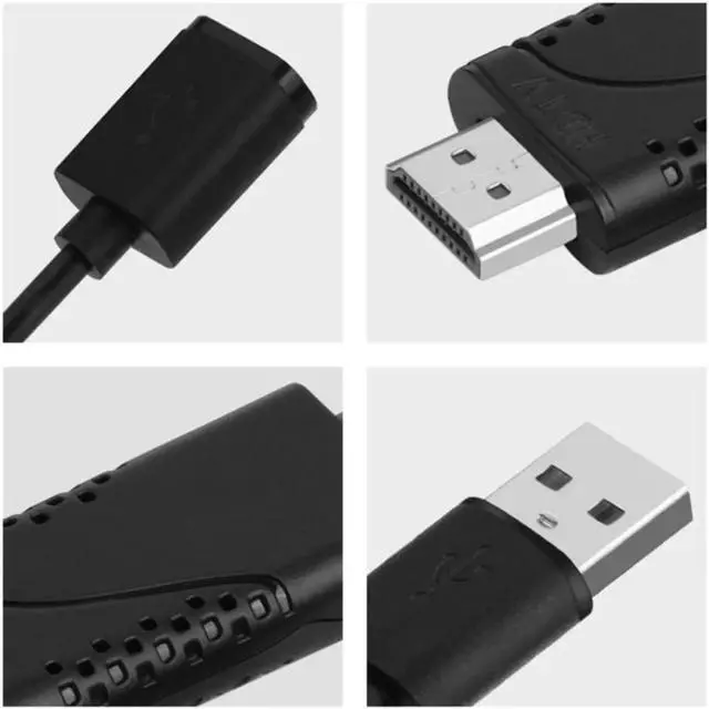 Alt view image 4 of 6 - USB Female to HDMI Male HDTV Adapter Cable for iPhone 7/7plus/6s 6 plus AC1068