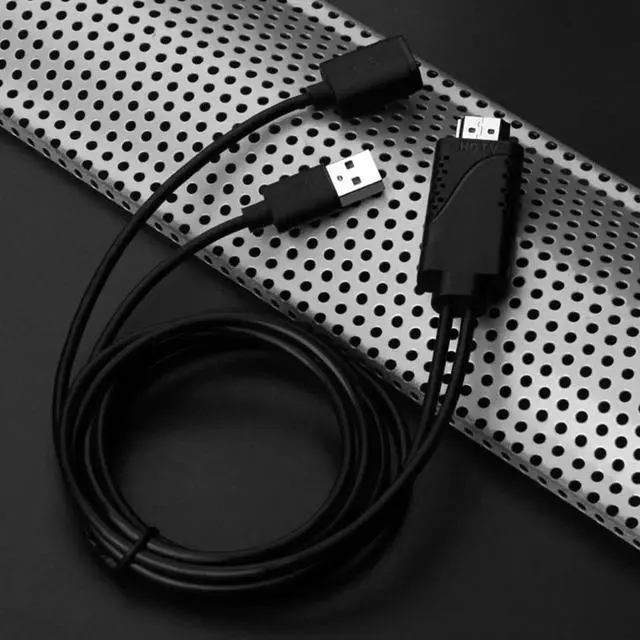 Main image of USB Female to HDMI Male HDTV Adapter Cable for iPhone 7/7plus/6s 6 plus AC1068