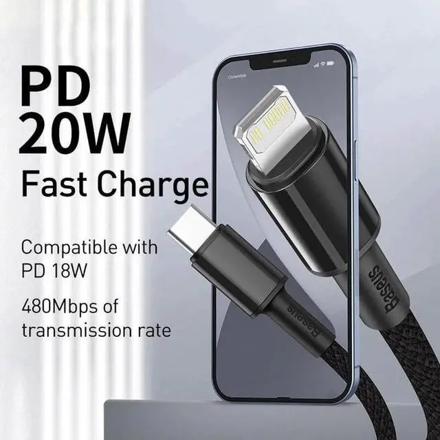 Alt view image 3 of 6 - Aomoproing Baseus PD 20W USB C Cable for iPhone 13 12 Pro Max Fast Charge for iPhone USB C Cable USB Type C Cable Data Cable USB Charger