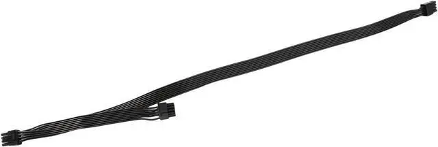 Alt view image 3 of 6 - Aomoproing 3Pcs PCI Express 8Pin to Dual 6+2Pin Power Supply Cable PCIe 8 Pin 1 to 2 Spliter Cable for Corsair RM/HX/CX-M Series