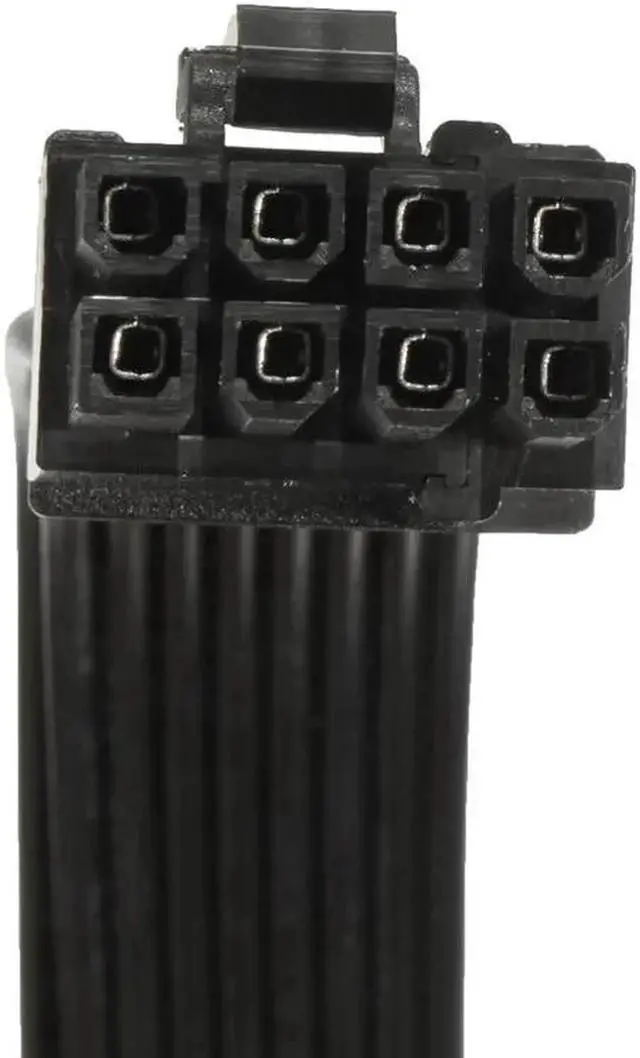 Alt view image 4 of 7 - 60cm 18AWG 8 Pin Male to Dual 8Pin(6+2) Male PCI-E Video Graphics Card Power Cable GPU Power Extension Cable Cord