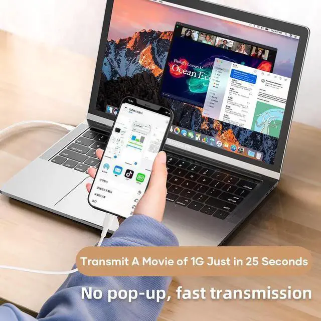 Alt view image 2 of 6 - Aomoproing ROCK 20W PD USB C Cable For iPhone 13 12 Pro Max Fast Charge USB C to Lighting Cable Data Wire Cord Phone Charger Type C Cable 1M