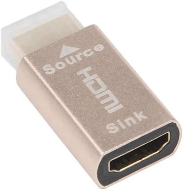 Alt view image 5 of 6 - 2X HDMI Lock Screen Signal Holder KVM HDMI2.0 Virtual Adapter EDID DDC Dummy Plug For HDMI Display Emulator