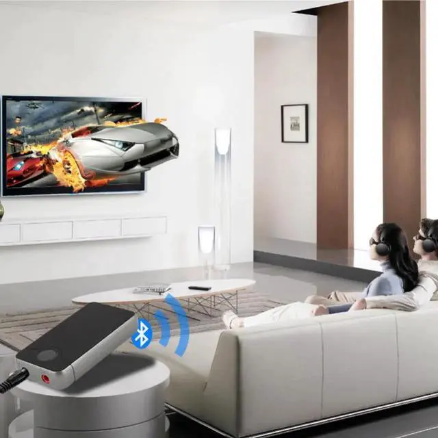 Alt view image 4 of 6 - 2 in 1 Receiver Audio Receptor and Wireless Bluetooth Transmitter Wireless Adapter 3.5mm AUX Music For Smartphone TV Earphone
