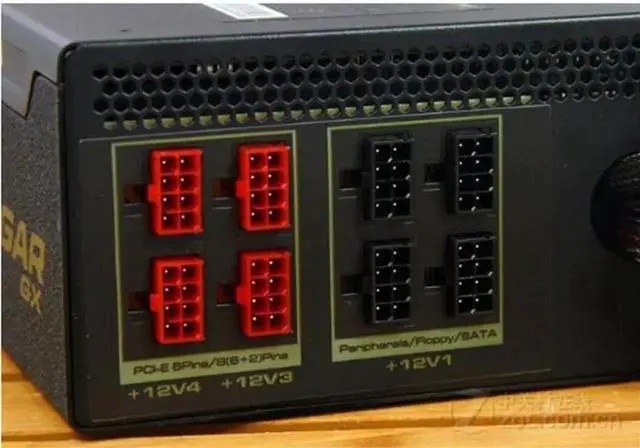 Alt view image 3 of 3 - PCI-E Dual 8pin(6+2)/pcie 6+2pin/SATA 15pin/IDE 4pin modular Power supply cable for COUGAR GX1050/GX600 series