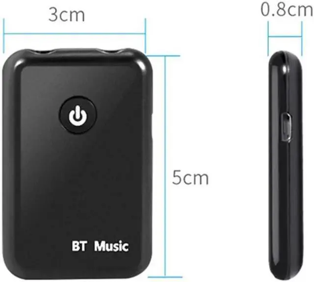 Alt view image 4 of 6 - Bluetooth V4.2 Transmitter Receiver 3.5mm Stereo 2 in 1 Wireless Music Audio Adapter for TV Headphones Speaker