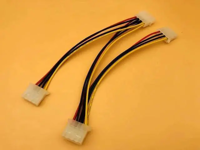 Alt view image 5 of 6 - 5PCS 4Pin Power Cable 4Pin Computer IDE Power Cord 4Pin Molex Male to 3 Port Molex IDE Female Power Supply Splitter Adapter