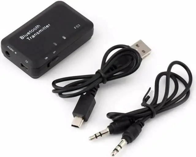 Alt view image 2 of 6 - 3.5mm Bluetooth Transmitter Transmite Mini Bluetooth V3.0 Audio Transmitter Stereo Adapter for TV iPod Mp3 Mp4 PC