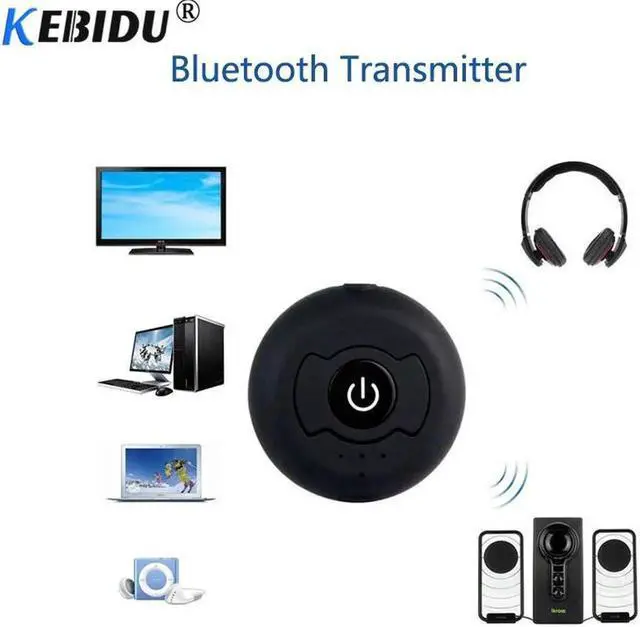 Alt view image 4 of 6 - Multi-point Wireless Audio Bluetooth V4.0 Transmitter 3.5mm For Car A2DP Music Stereo Dongle Adapter for TV Smart PC MP3