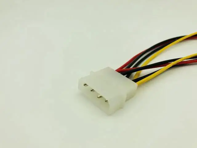 Alt view image 2 of 6 - 5PCS 4Pin Molex to Double 4pin IDE Female Power Supply Splitter Adapter Cable Computer Power Cable for BTC ETH Miner Mining