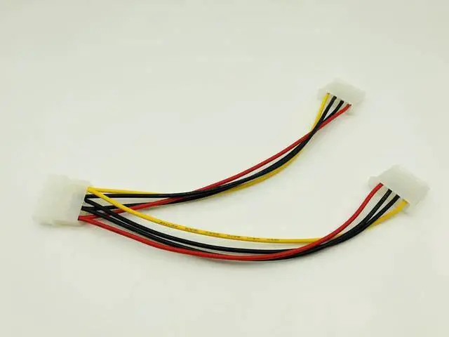 Alt view image 5 of 6 - 5PCS 4Pin Molex to Double 4pin IDE Female Power Supply Splitter Adapter Cable Computer Power Cable for BTC ETH Miner Mining