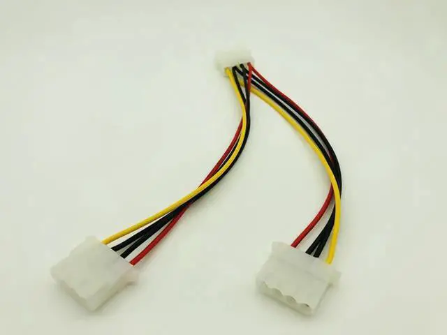 Alt view image 6 of 6 - 5PCS 4Pin Molex to Double 4pin IDE Female Power Supply Splitter Adapter Cable Computer Power Cable for BTC ETH Miner Mining