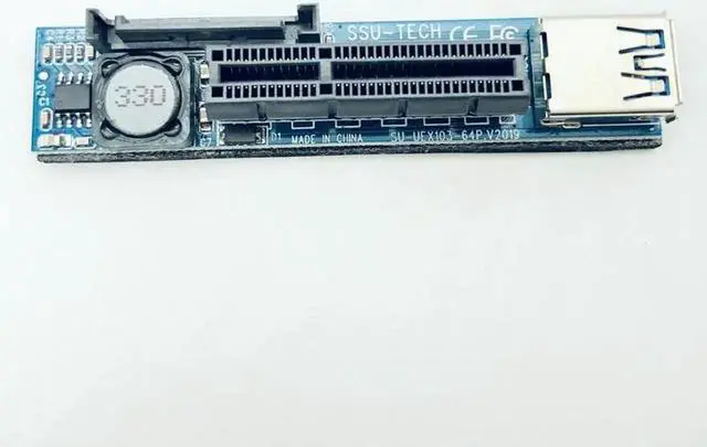 Alt view image 6 of 6 - PCI E Riser PCIE PCI Express X1 to X4 Riser PCI E Riser Card Extend Adapter with 30CM USB3.0 Extension Cable