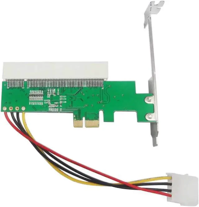 Alt view image 6 of 6 - PCI-Express to PCI Adapter Card - Green