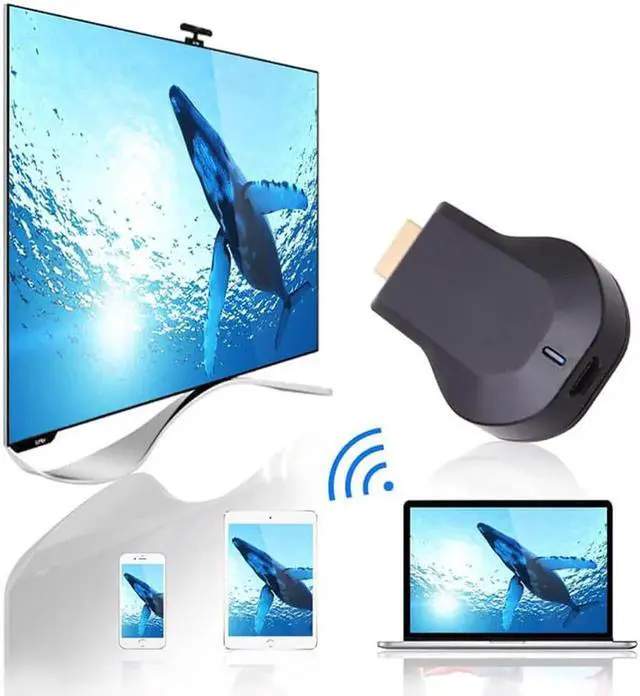 Alt view image 5 of 6 - For Anycast M2 Plus Miracast Chome Cast 1080P Wireless WiFi Display TV Dongle TV Stick Adapter For Phone PC