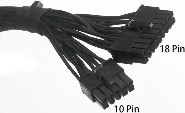 Alt view image 3 of 5 - Aomoproing 60CM Motherboard 24 pin modular cable rm650x rm750x rm850x rm1000x for Corsair
