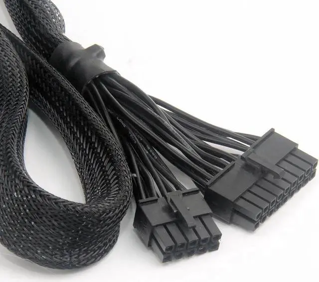 Alt view image 2 of 5 - Aomoproing 60CM Motherboard 24 pin modular cable rm650x rm750x rm850x rm1000x for Corsair