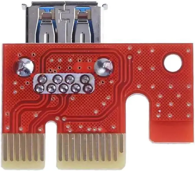 Alt view image 5 of 6 - 1x To 16x 60cm PCI-E PCI Express Riser Card Usb3.0 Cable SATA Power Cable PCIE Riser for Bitcoin Miner Mining Graphics Card