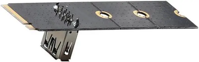 Alt view image 4 of 5 - Aomoproing NGFF to PCI-E Riser Card M2 Slot to PCIe Expansion Card Convertor USB 3.0 Extender Adapter for Graphics Cards for BTC Miner