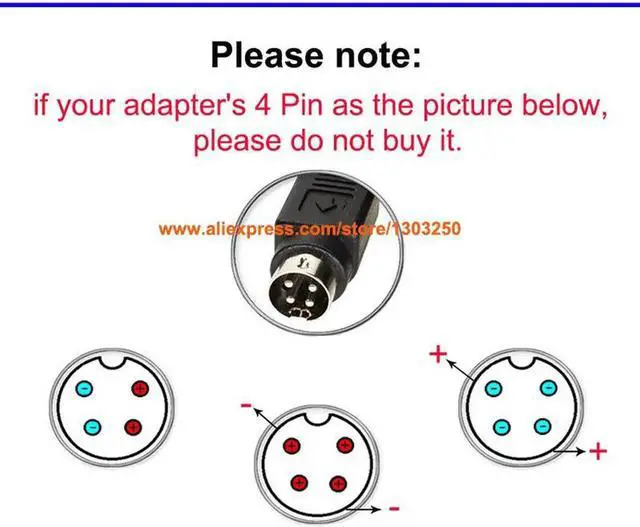 Alt view image 5 of 6 - 1pcs High Quality 12V 5A IC solutions AC /DC Converter Adapter Power Supply 4 Pin 4-Pin for LCD monitor Flat Panel TV 4Pin
