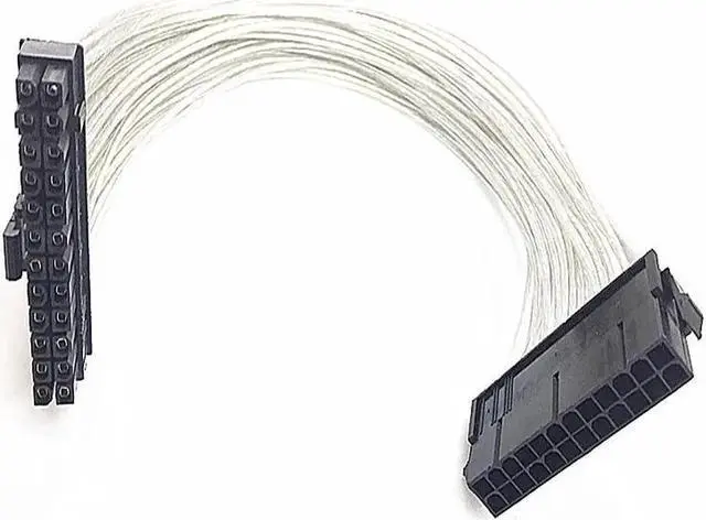 Alt view image 4 of 4 - ATX Power Extension Cable 24 Pin Male to 24Pin Female PC PSU TW Internal Power Lead Connector Wire 24Pin Extension Cable