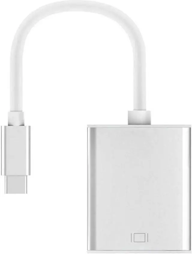 Alt view image 7 of 7 - USB-C to VGA Adapter, Bincolo USB 3.1 Type C (Thunderbolt 3) to VGA Converter Compatible with MacBook Pro, New MacBook, MacBook Air 2018, Dell XPS 13/15, Surface Book 2 and More