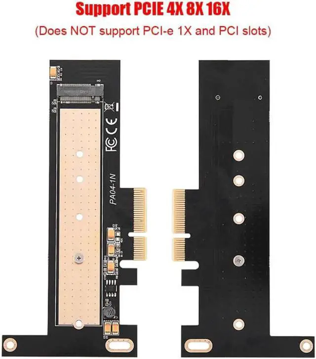 Alt view image 5 of 6 - Aomoproing M Key M.2 NGFF NVME SSD to PCI-Express PCIE 3.0 x 4 Expansion Card Adapter Converter M.2 to PCIe SSD Adapter