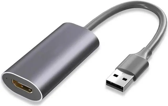 Main image of 1080P USB 2.0 HDMI Video capture Card Grabber Record Box Record via DSLR Camcorder Compatible with VLC/OBS/Amcap for Live Streaming Broadcasting Video Recording