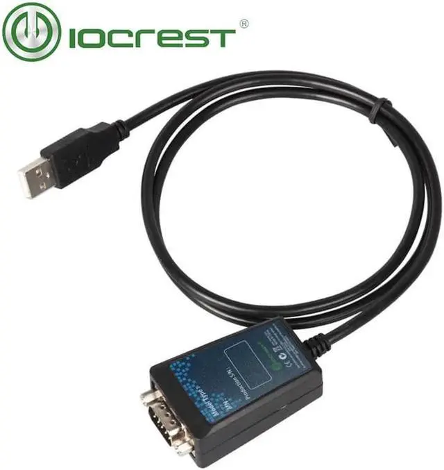 Alt view image 2 of 4 - Aomoproing USB 2.0 to RS-232 Male (9-Pin) DB9 Serial Cable with FTDI Chipset Support Win10