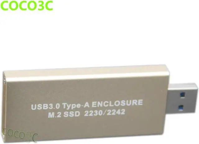 Alt view image 4 of 4 - Aomoproing USB 3.0 to M.2 SSD Enclosure USB3.0 to NGFF B KEY Hard Disk adapter B+M key M2 SATA SSD External HDD Mobile Box