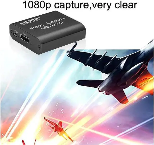 Alt view image 6 of 7 - 4K HDMI Capture Card USB 2.0 1080P Grabber Phone Video Capture with Loop Output Game Recording Device For Youtube Live Streaming PS4 IOS Phone HDV XBox one