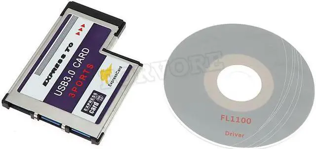 Alt view image 3 of 4 - Aomoproing USB Expresscard expansion Card 3 port USB 3.0 Expresscard 34 54 mm expansion Card expresscard to USB adapter USB express Card co