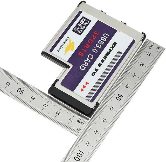 Alt view image 4 of 4 - Aomoproing USB Expresscard expansion Card 3 port USB 3.0 Expresscard 34 54 mm expansion Card expresscard to USB adapter USB express Card co