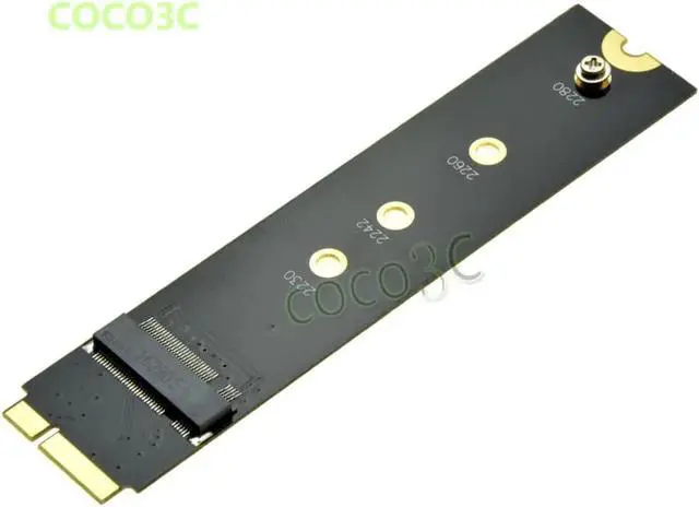 Alt view image 2 of 5 - Aomoproing B key M.2 SATA SSD Adapter as SSD for 2012 MACBOOK Air B+M Key NGFF for SanDisk X110 Transcend MTS400
