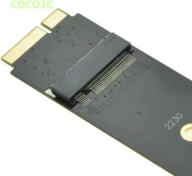 Alt view image 3 of 5 - Aomoproing B key M.2 SATA SSD Adapter as SSD for 2012 MACBOOK Air B+M Key NGFF for SanDisk X110 Transcend MTS400