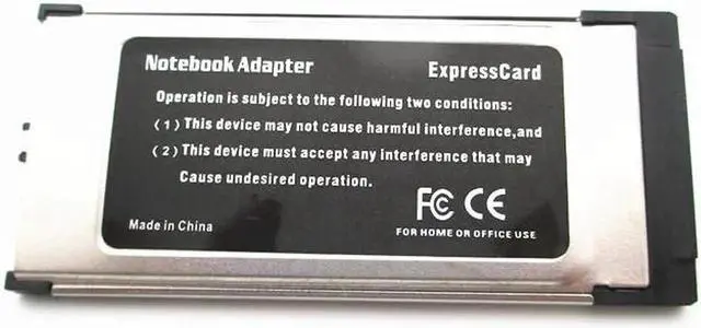 Alt view image 2 of 6 - Aomoproing Expresscard Express card 34/54 to 2 x USB 3.0 Port Adapter (Fully Inside Laptop)