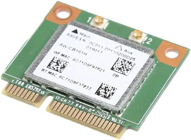 Alt view image 5 of 5 - Aomoproing Dual Band 2.4+5G 433M 802.11a/b/g/n/ac WiFi Bluetooth 4.0 Wireless Half Mini PCI-E Card For Realtek RTL8821AE AW-CB161H