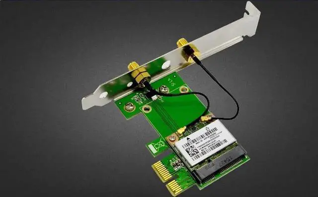 Alt view image 4 of 6 - PCI e PCI Express 150M Wireless WiFi Card Adapter 2 Antennas Support AP Function